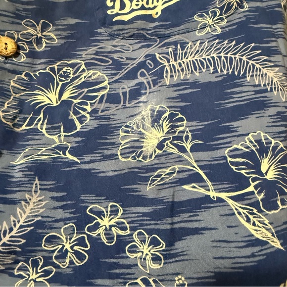 Men’s XL Reyn Spooner LA Los Angeles Dodgers Hawaiian Button Up Shirt - Picture 5 of 11